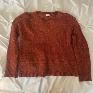 Pink Lily Without a Doubt Brown Sweater